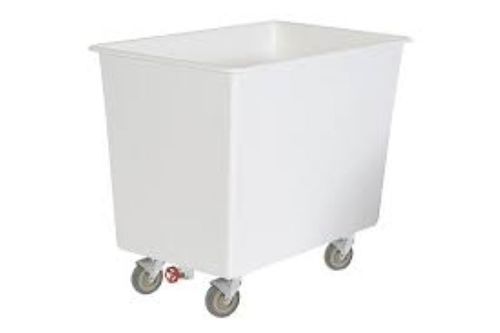 Wet Linen Trolley - Stainless Steel SS302, 3-4 Feet Height, Rectangular Shape, Easy Cleaning & Corrosion Resistance, 4 Wheels