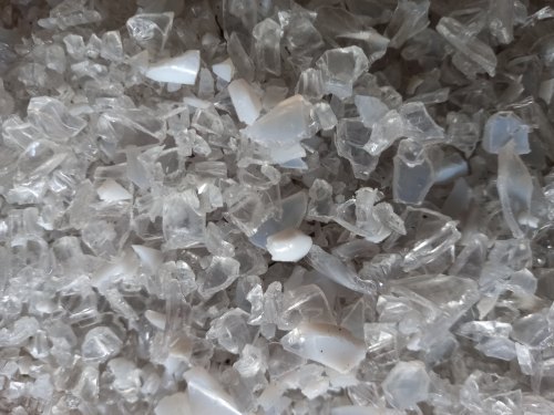 White PET Flake 25 Kg for Bottle Making - 200 kg/m3 Density, 0.55 dl/g Viscosity, 1% Moisture Content | Flake Shape, Industrial Application