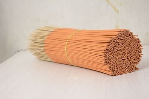 Wood Orange Color Agarbatti Sticks With Low Smoke And Long Burning Time