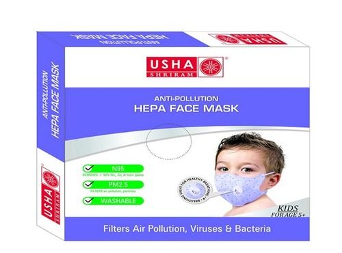 Anti-pollution Hepa N95 Anti-pollution Free Washable Face Mask For Kids