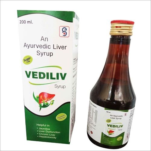 200 Ml Ayurvedic VediLiv Liver Syrup For Jaundice Liver Dysfunction