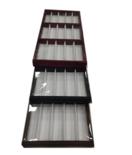 Brown Plywood 25 Frames Holding Power Optical Frame Tray