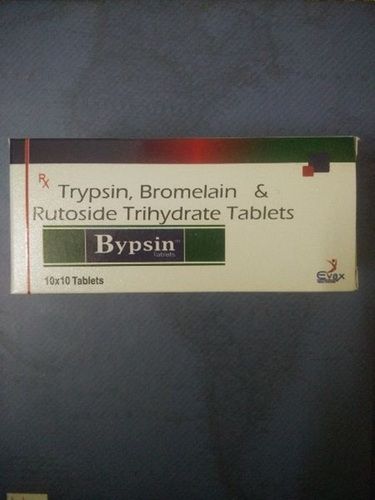 Bypsin Trypsin, Bromelain, Rutoside Trihydrate Tablets