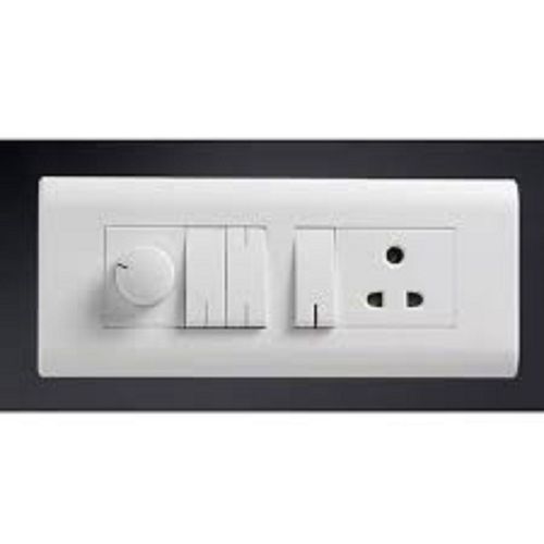 Electrical Modular Switch Boards With 3 Buttons 1 Regulator And 1 Socket