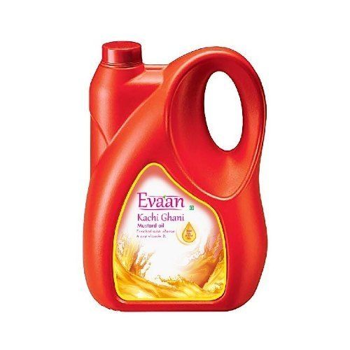 Hygienically Packed Chemical Free Evaan Kachi Ghani Mustard Seed Oil, 5 Liter 