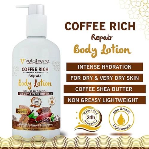 Intense Hydration Coffee Shea Butter Non Greasy Lightweight Moisturizer Body Lotion Age Group: 18+