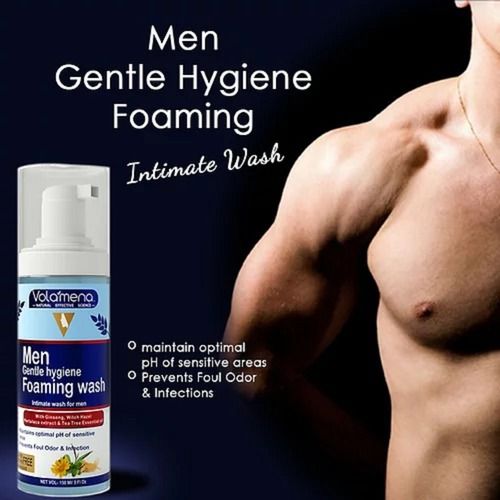 Men Gentle Ph Balanced Anti-Odor Intimate Hygiene Foaming Wash With Tea Tree Oil Application: Personal