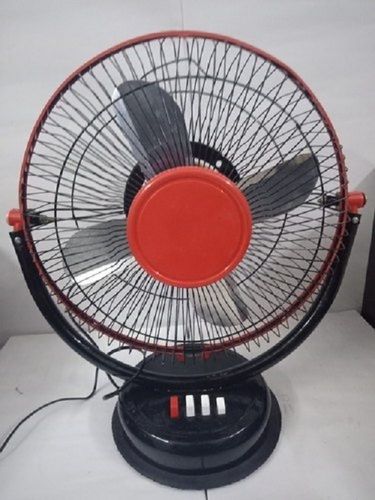 Multi Color Electric Table Fan With Metal Material And 3 Speed Turning Switch Control