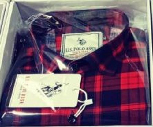 Red And Black Full Sleeves Cotton Check Shirt For Mens, Easy To Wear In Summers