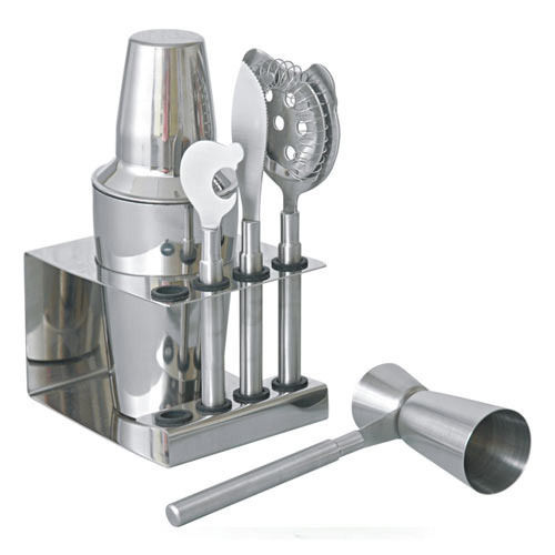 Silver Stainless Steel Bar Tools Set With Anti Rust And Crack Resistance Properties