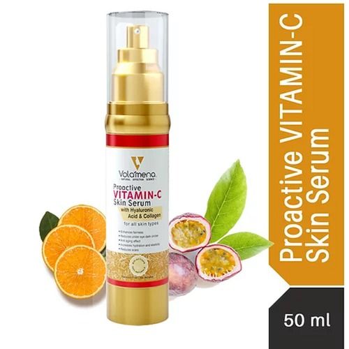 Vitamin C Skin Serum With Hyaluronic Acid, Hydrolyzed Collagen And Passion Fruit Age Group: 18+