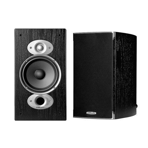 Black  Polk Audio Rti A3 Pair 150W, 8 Ohms, 89Db Bookshelf Speaker With High Pitch Audio