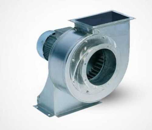 Mild Steel Silver Colour Medium Pressure Electric Centrifugal Air Blower Application: Industrial