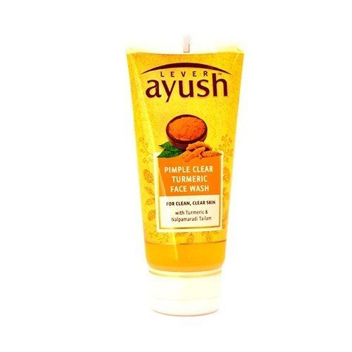 No Side Effect Skin Friendliness Ayush Pimple Clear Turmeric Face Wash