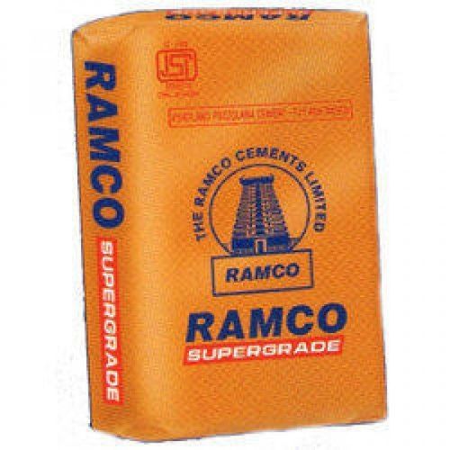 Ramco Super Grade Grey Cement With Low Heat Of Hydration Superior Durability