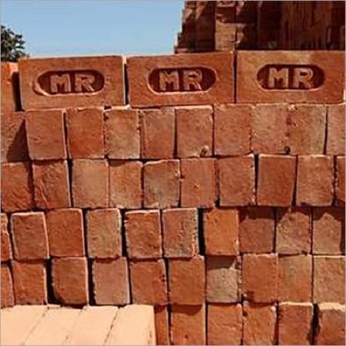 Strong And Unbreakable Red Adobe Bricks For Construction Dimension(L*W*H) 9 X 3 X 4 Inch