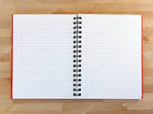 Light Weight  Soft Cover Spiral And Wide Rule Bright White Paper Note Books For Writing