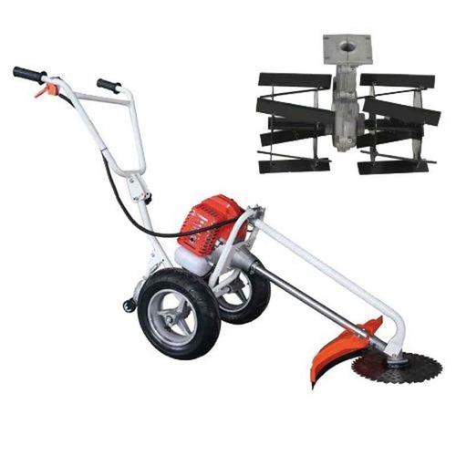 2 Stroke Mini Tiller 52cc Wheel Brush Cutter