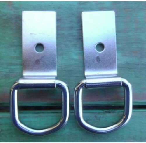 Round 8Mm High Design And Unique Design Stainless Steal Heavy Duty Saddle Strings Clip Silver