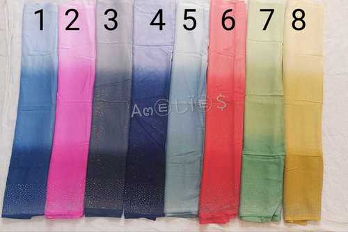 Anti Wrinkle And Fade Eight Colour Plain Cotton With Stone Cloth Hijab Age Group: All  Age Group