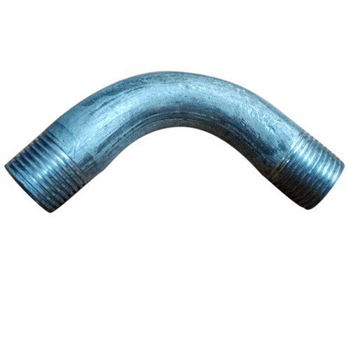 Silver Buttweld Pipe Fitting Bend With Galvanized Iron Material With 45 Degree Bend 