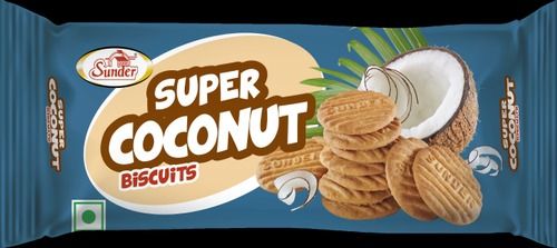 Crunchy And Crispy Coconut Flavor And Sweet Texture Sunder Super Biscuits Fat Content (%): 19.50G Grams (G)