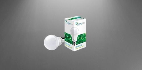 White Eco Friendly And Light Weight Syska Ssk-Srl-18W Base B22 18-Watt Led Bulb (Cool Day Light)