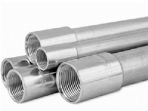 Silver Long Life Premium Quality Round Gi Pipe For Plumbing, Industrial, Construction