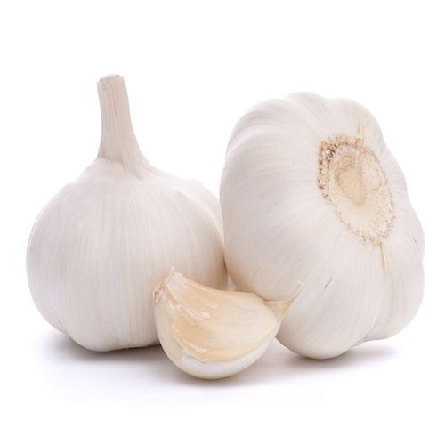 Fresh Garlic - Raw Solid White Bulbs, Natural Taste, No Artificial Color, Chemical Free, Safe Packaging