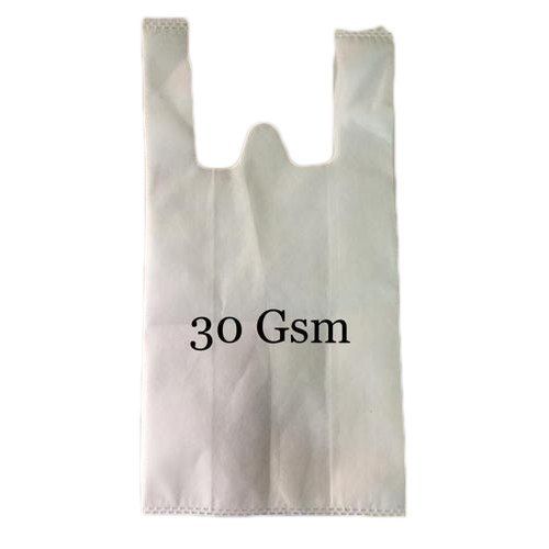 Moisture Proof Plain, Jumbo Size White Bags With 5 Kg Weight Bearing Capacity For Shopping Uses