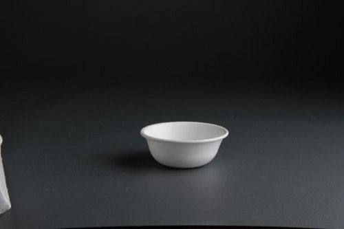 Food Grade Safe Plain White Round Acrylic Buffet Bowl (Katori) For Hotel, Restaurant And Parties