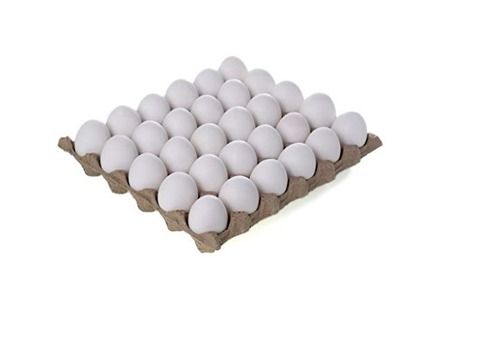  शुद्ध स्वस्थ पोषण से भरपूर ताजा चिकन सफेद अंडे, 30 का पैक 