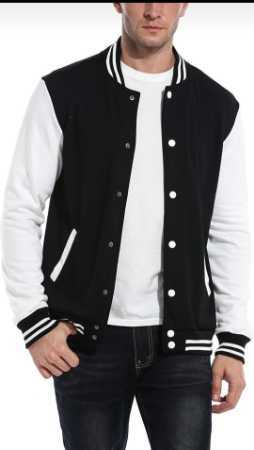 Black Versity Jacket 