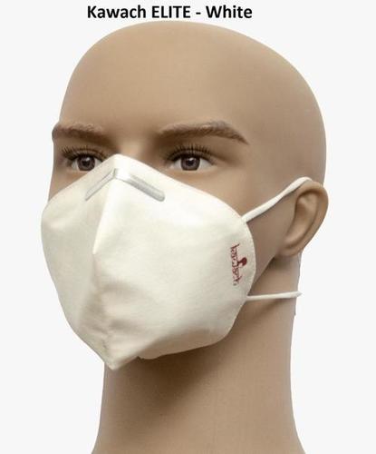 White N95 Mask With Ear Loop For Anti-Bacterial, Virus And Anti-Dust Protection Gender: Unisex