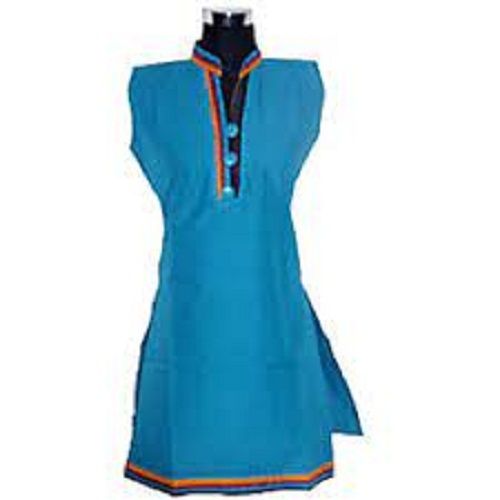 Sky Blue Color Stylish And Comfortable Casual Wear Ladies Padded