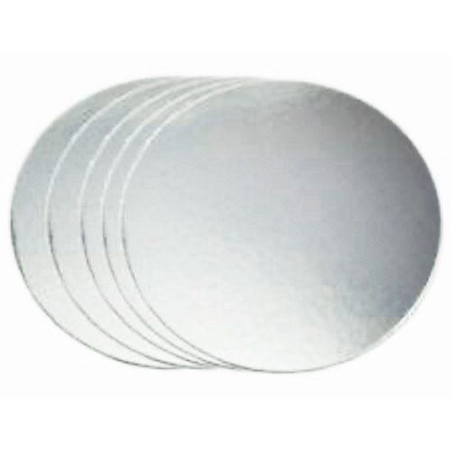 Accurate Cut To Size Circles 7 Inch Round Shape Silver Coated Paperboard Cake Base Board For Bakery