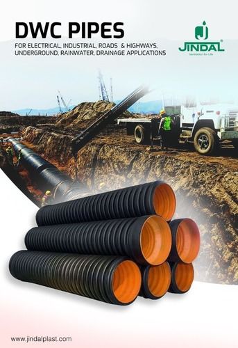 Crack Proof Sturdy Design Black DWC Pipe For Roads And Highways Underground Rainwater