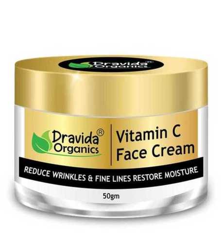 Dravida Organics Smooth And Glow Moisturizer Vitamin C Oil Free Face Cream (50g)