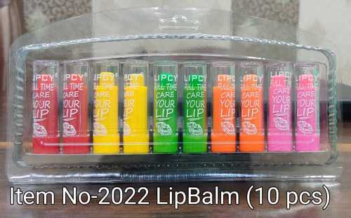 Smudge Proof Easy To Apply Rich Aroma Lipcy Full Time Care Your Natural Lip Balm (10 Pices)