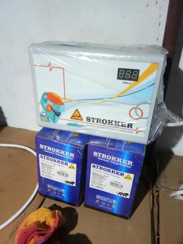 Heat Resistance 5 Star Three Phase Strokker Automatic Voltage Stabilizer (240 Volt) Current: Ac Ampere (Amp)