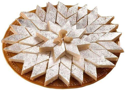 Kaju Katli Sweets With High Nutritious Values And Low Fat
