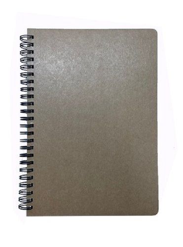 Paper Leather Brown Paramount Wiro Writing Notebook Use In Everyday Life