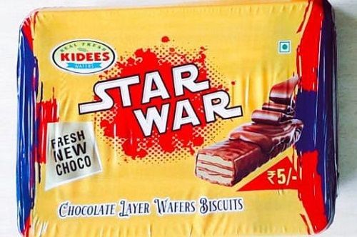 Rich Taste Smooth And Creamy Kidees Star War Pure Vegetable Chocolate