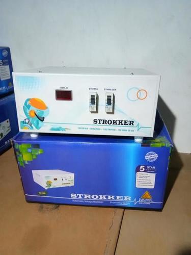 Robust Construction 5 Star Three Phase 110 Voltage Strokker Automatic Voltage Stabilizer Current: Ac Ampere (Amp)