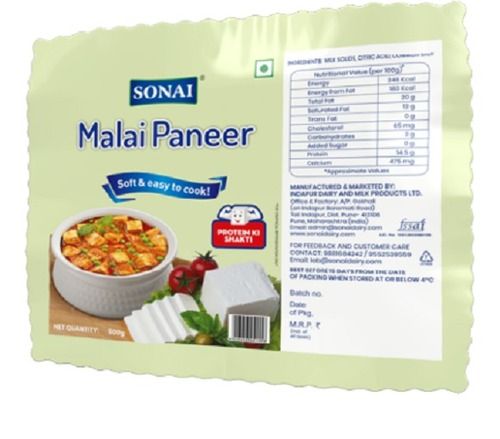 Sonai Doodh Nutrition Enriched Soft And Easy To Cocked Fresh Malai Paneer