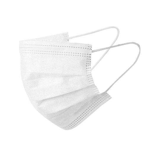 White Non Woven Surgical Disposable Face Mask For Protects From Germs And Infection Pollutants