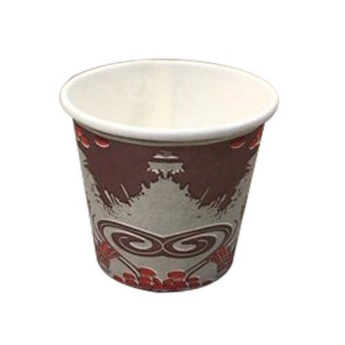 White Printed Tea Disposable Paper Cup With Heat Resistance Properties