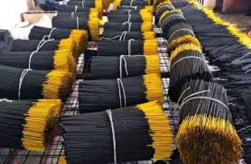 Straight 99% Purity Black Colour Eight Inch Incense Agarbatti For Religious And Temples 