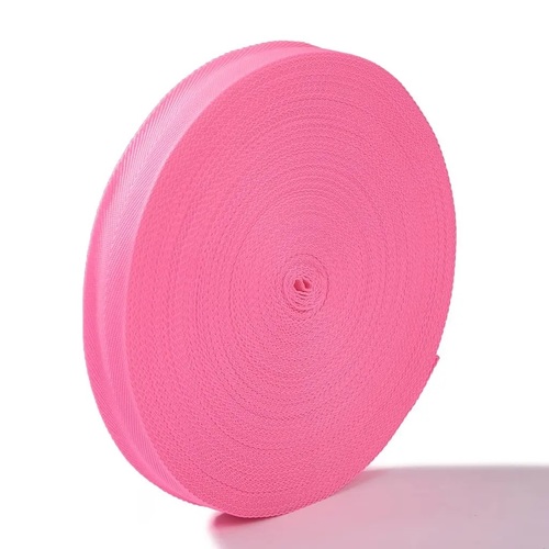 Bolin Eco-Friendly Pink Polypropylene Webbing