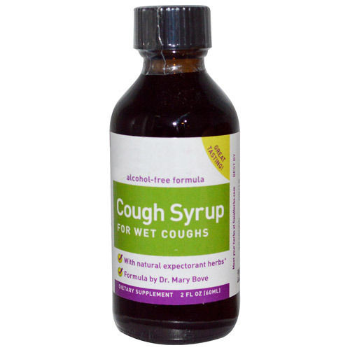 Dry Cough Syrup With Natural Expectorant Herbs